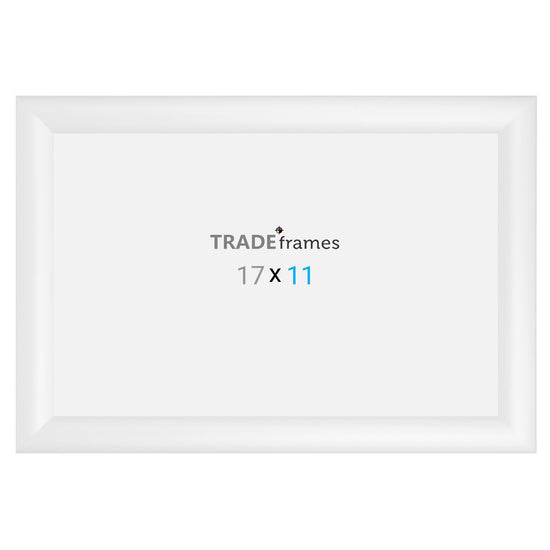 27.94 x 43.18 cm White Snap Frame - 30MM Profile