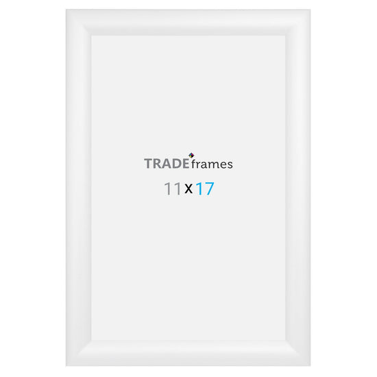 27.94 x 43.18 cm White Snap Frame - 30MM Profile