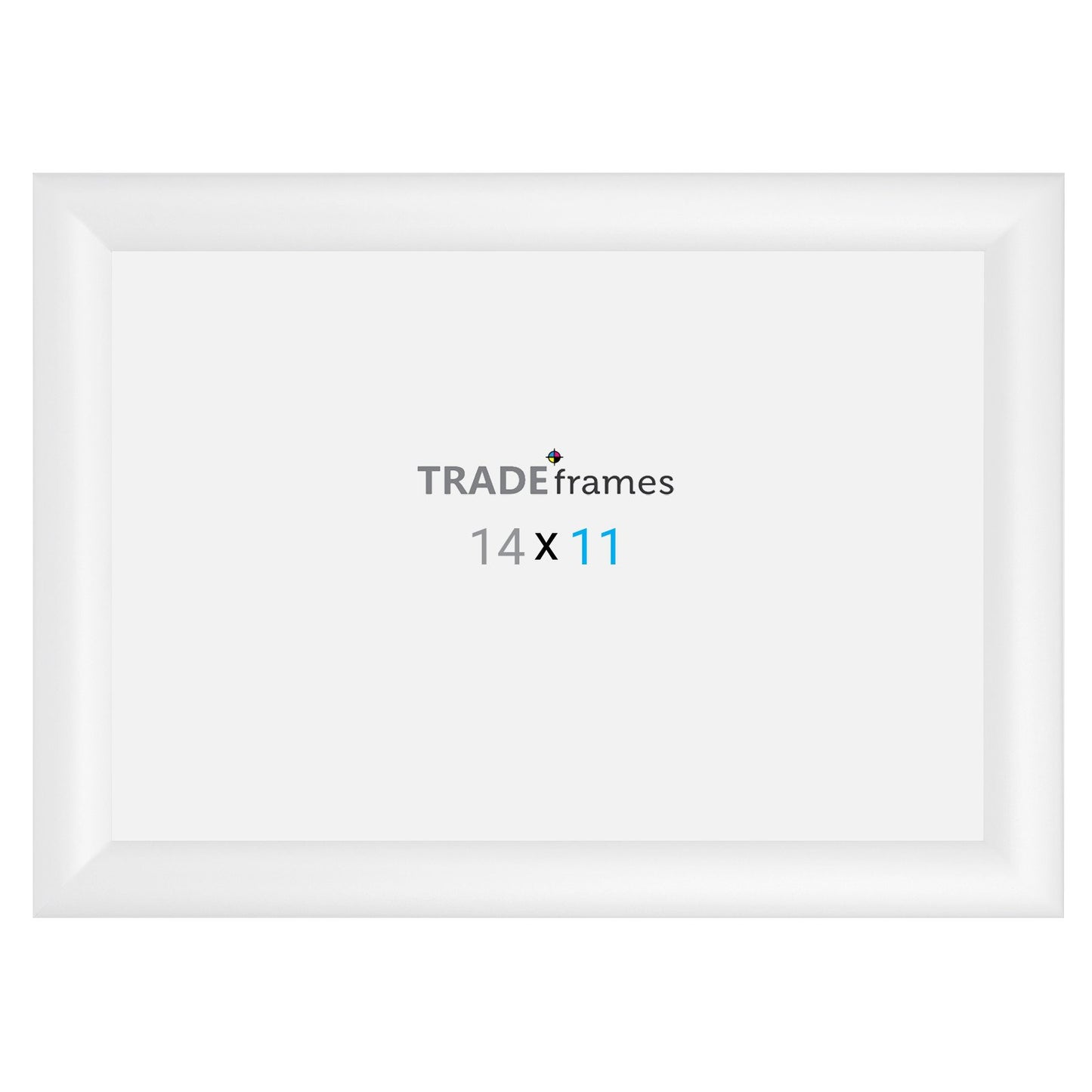 27.94 x 35.56 cm White Snap Frame - 30MM Profile