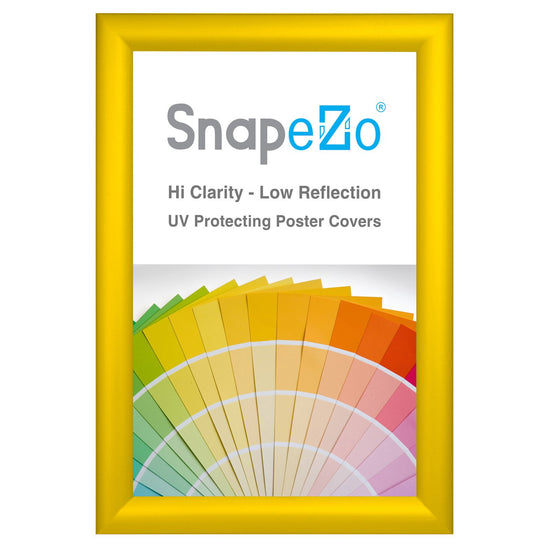 27.94 x 43.18 cm Yellow Diploma Frame 30MM SnapeZo®