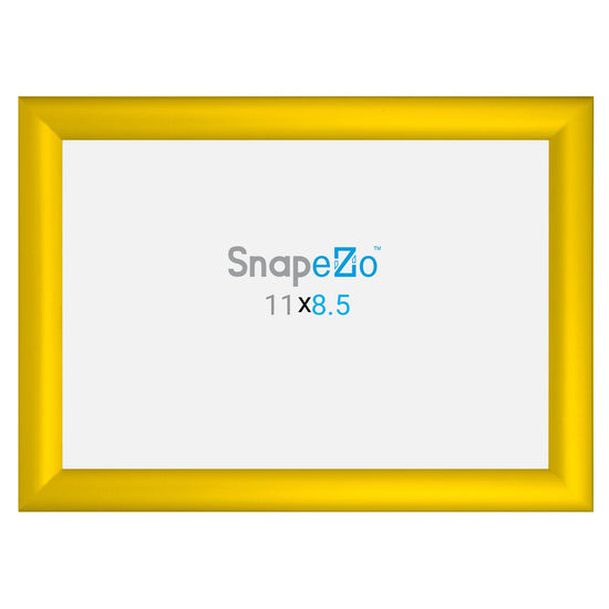 21.59 x 27.94 cm Yellow Certificate Frame 30MM SnapeZo®