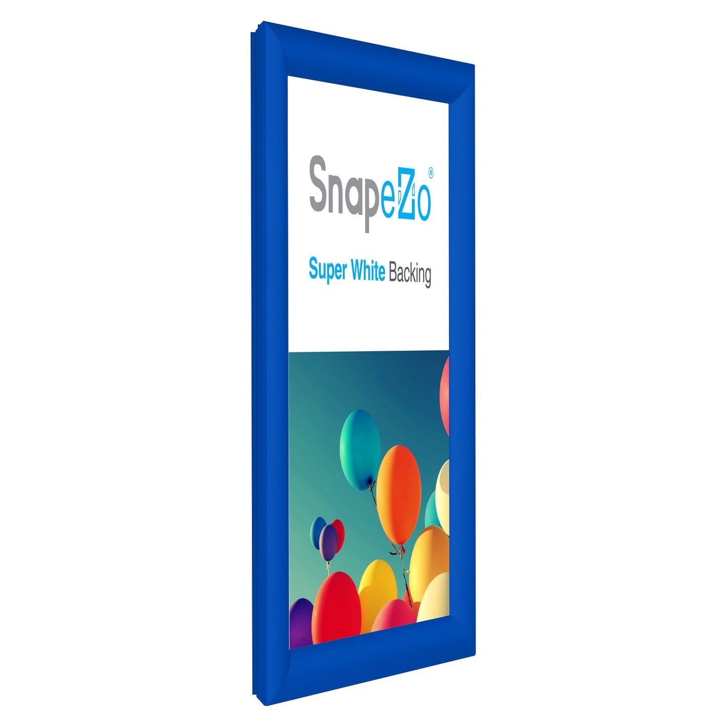 SnapeZo® 21.59 x 35.56 cm Blue Snap Frame - 30MM Profile