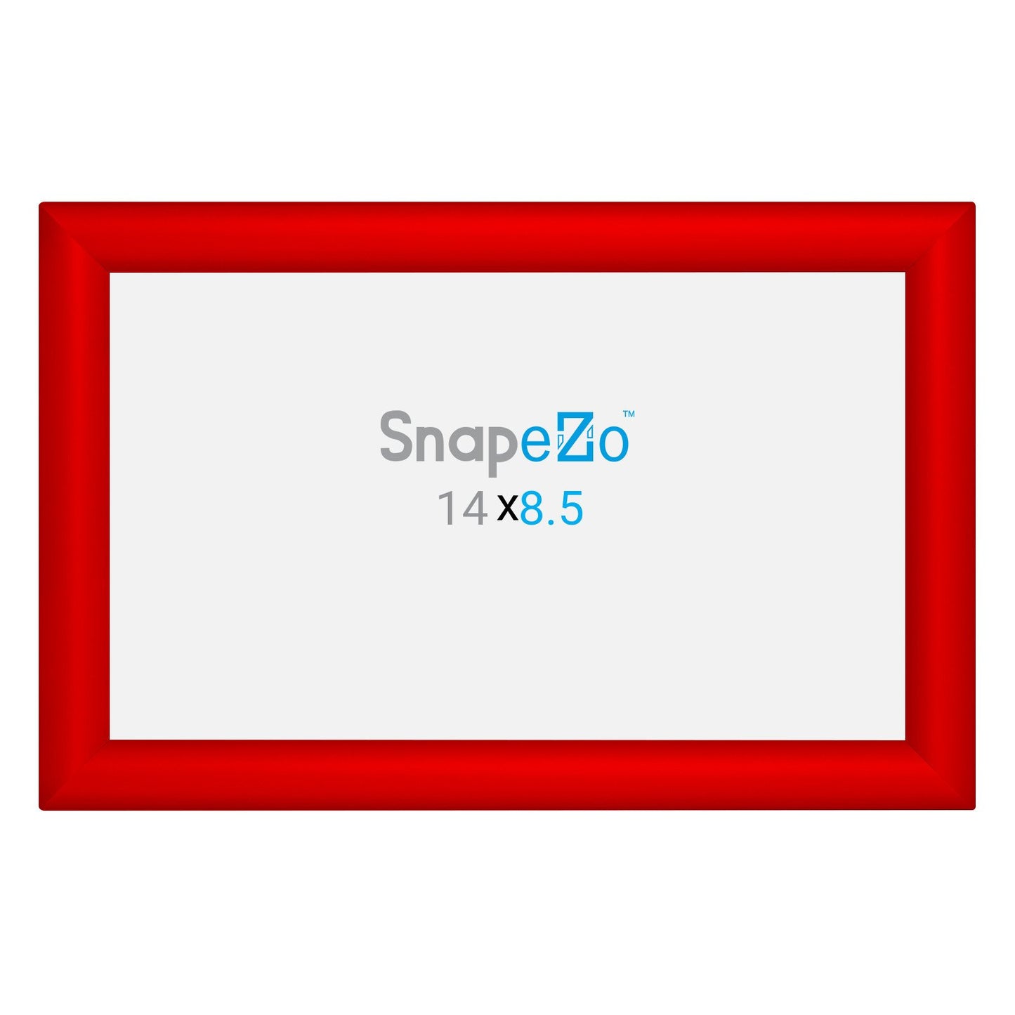 SnapeZo® 21,59 x 35,56 cm Marco a presión rojo - Perfil de 30 mm