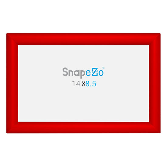 SnapeZo® 21,59 x 35,56 cm Marco a presión rojo - Perfil de 30 mm