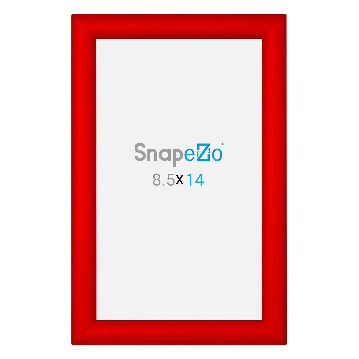 SnapeZo® 21,59 x 35,56 cm Marco a presión rojo - Perfil de 30 mm