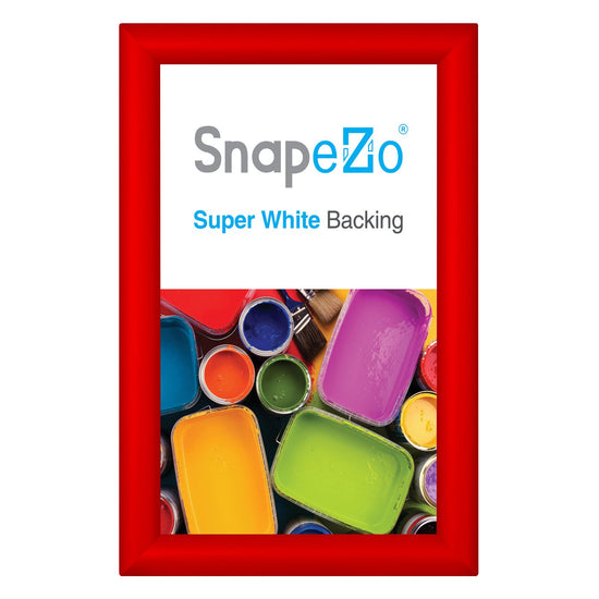 SnapeZo® 21.59 x 35.56 cm Red Snap Frame - 30MM Profile