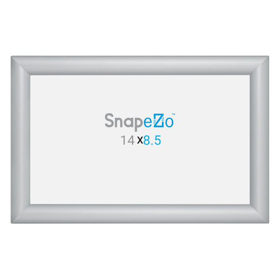 SnapeZo® Marco a presión plateado de 21,59 x 35,56 cm - Perfil de 30 mm