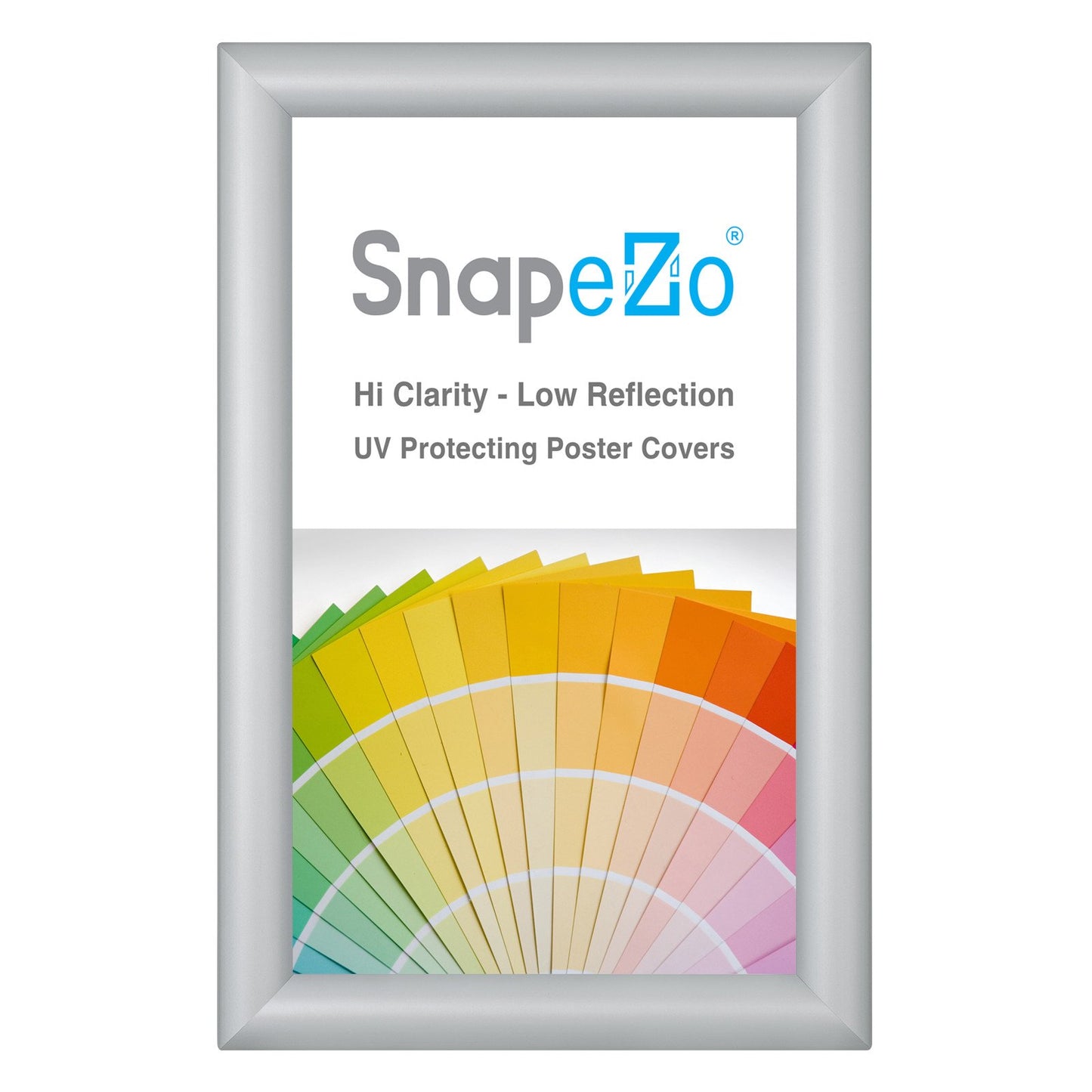 SnapeZo® 21.59 x 35.56 cm Silver Snap Frame - 30MM Profile