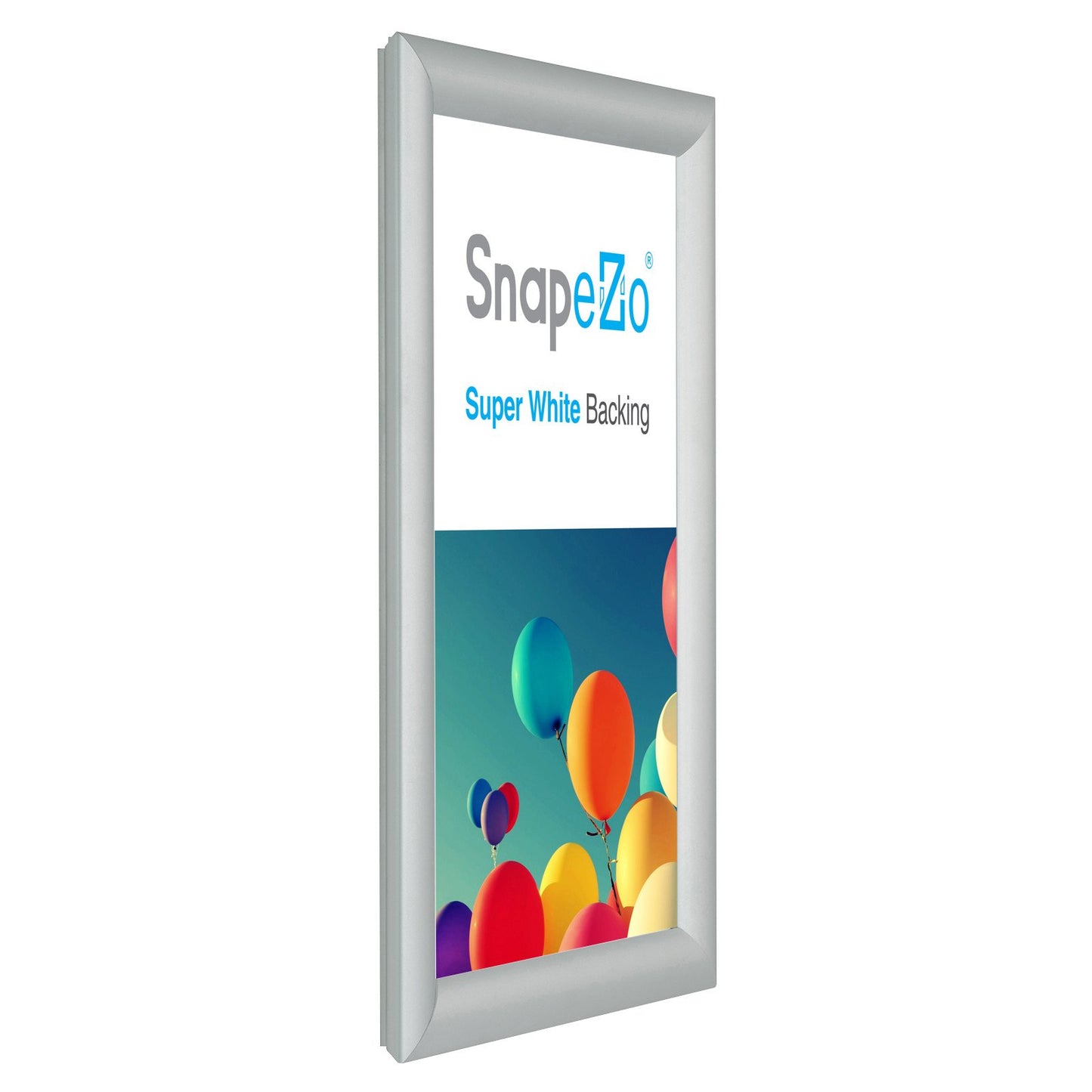 SnapeZo® 21.59 x 35.56 cm Silver Snap Frame - 30MM Profile