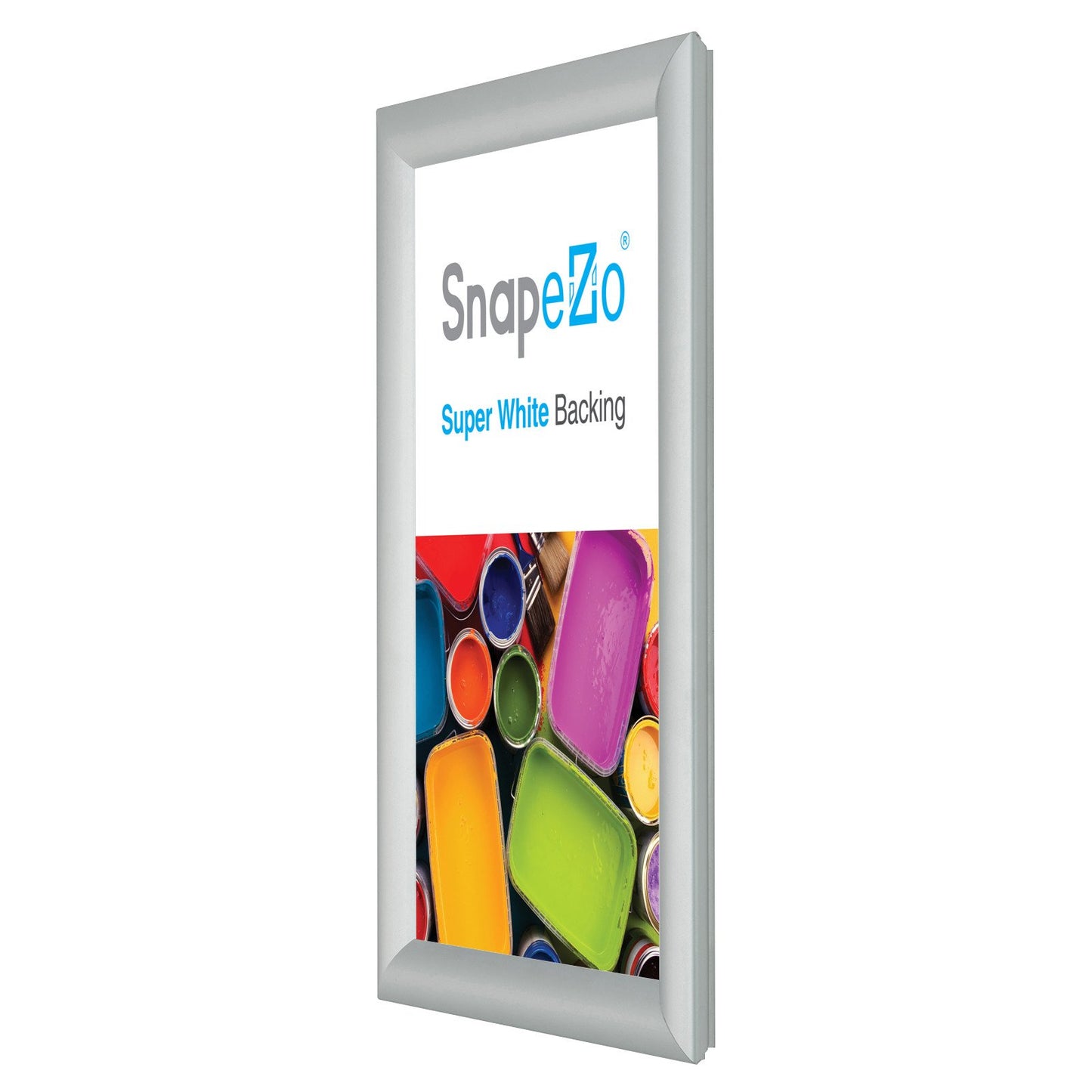 SnapeZo® 21.59 x 35.56 cm Silver Snap Frame - 30MM Profile