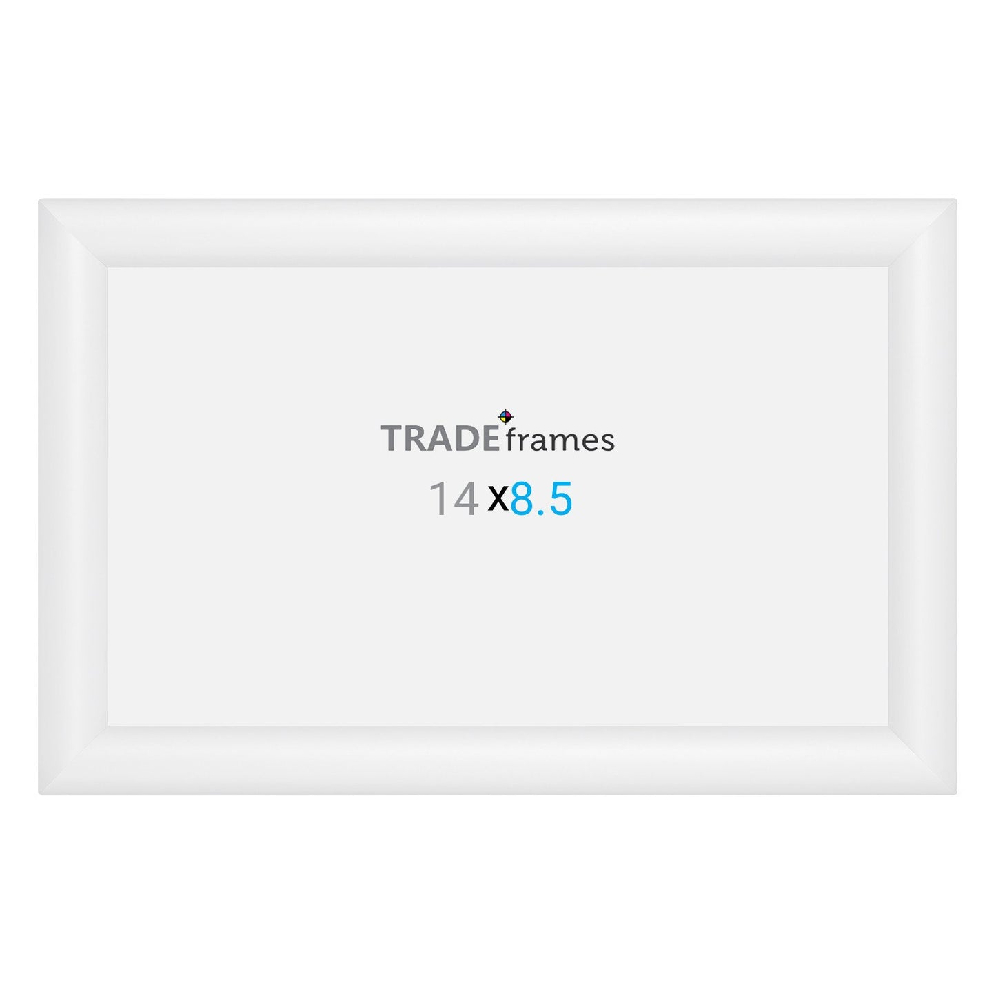 21.59 x 35.56 cm White Snap Frame - 30MM Profile