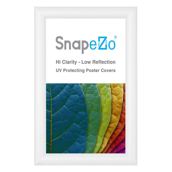 SnapeZo® 21.59 x 35.56 cm White Snap Frame - 30MM Profile