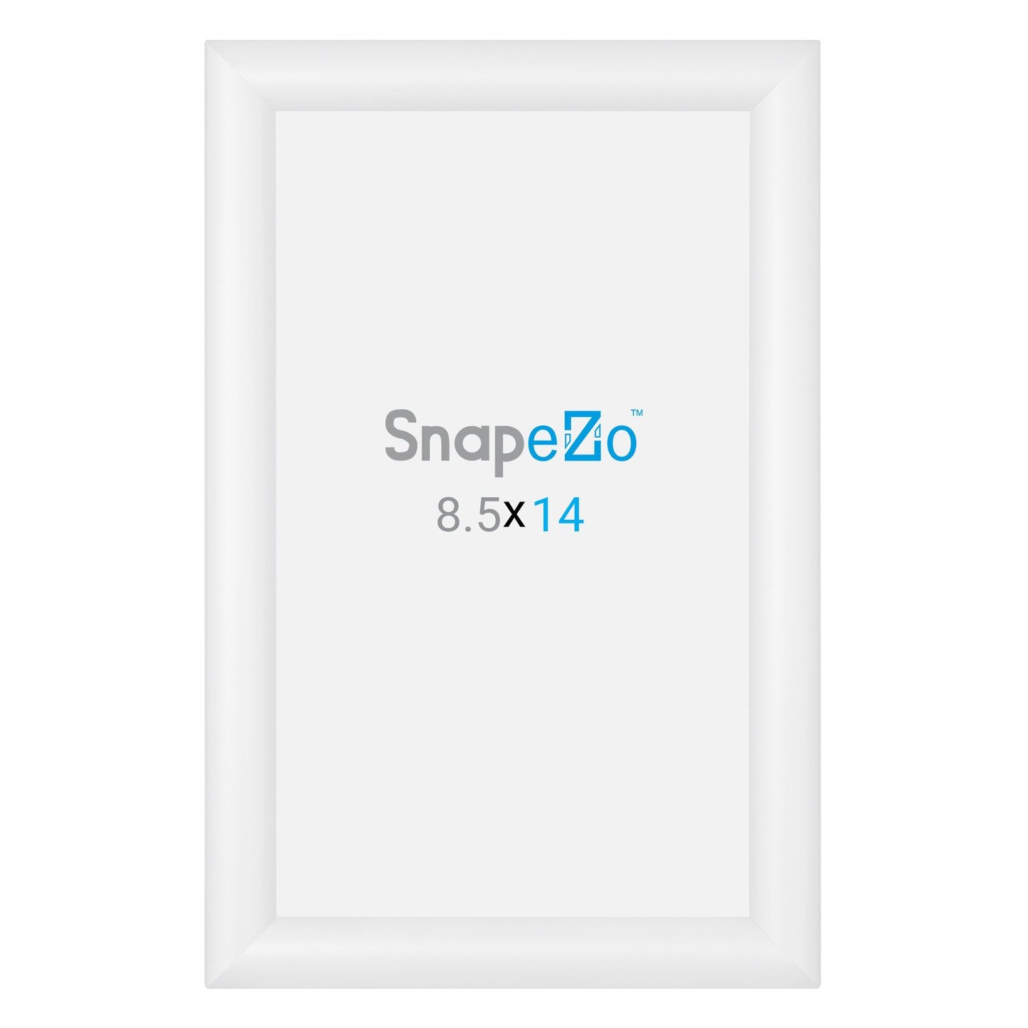 SnapeZo® 21.59 x 35.56 cm White Snap Frame - 30MM Profile