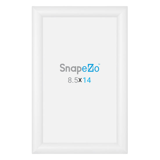 SnapeZo® 21.59 x 35.56 cm White Snap Frame - 30MM Profile