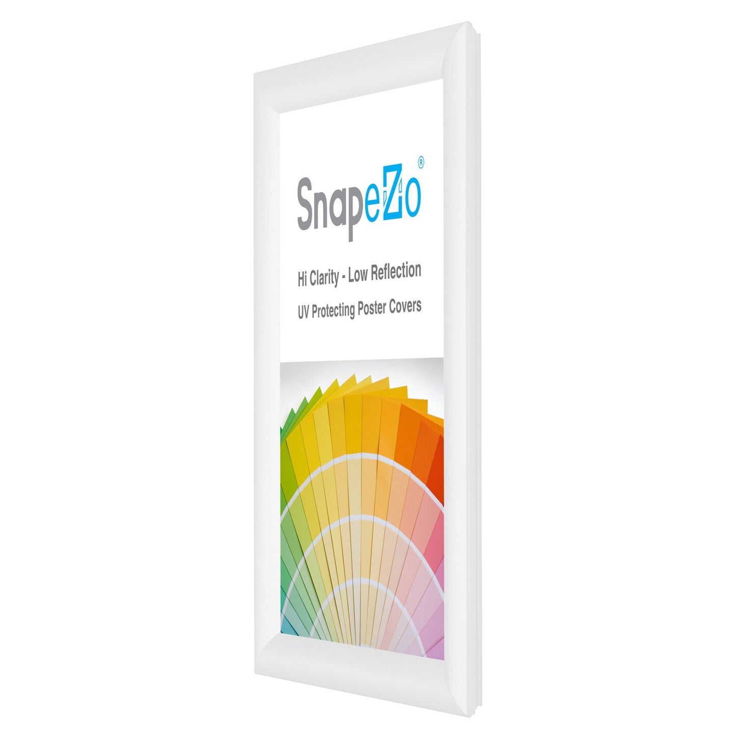 SnapeZo® 21.59 x 35.56 cm White Snap Frame - 30MM Profile