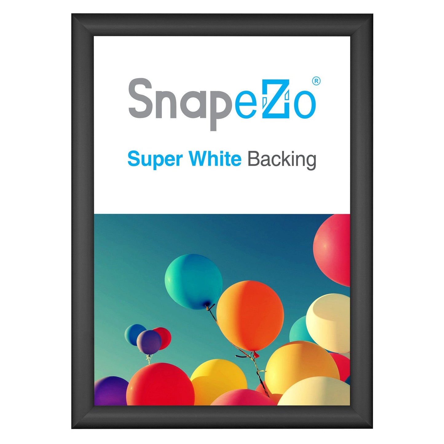 SnapeZo® A3 (42 x 29.7 cm) Black Snap Frame - 25MM Profile