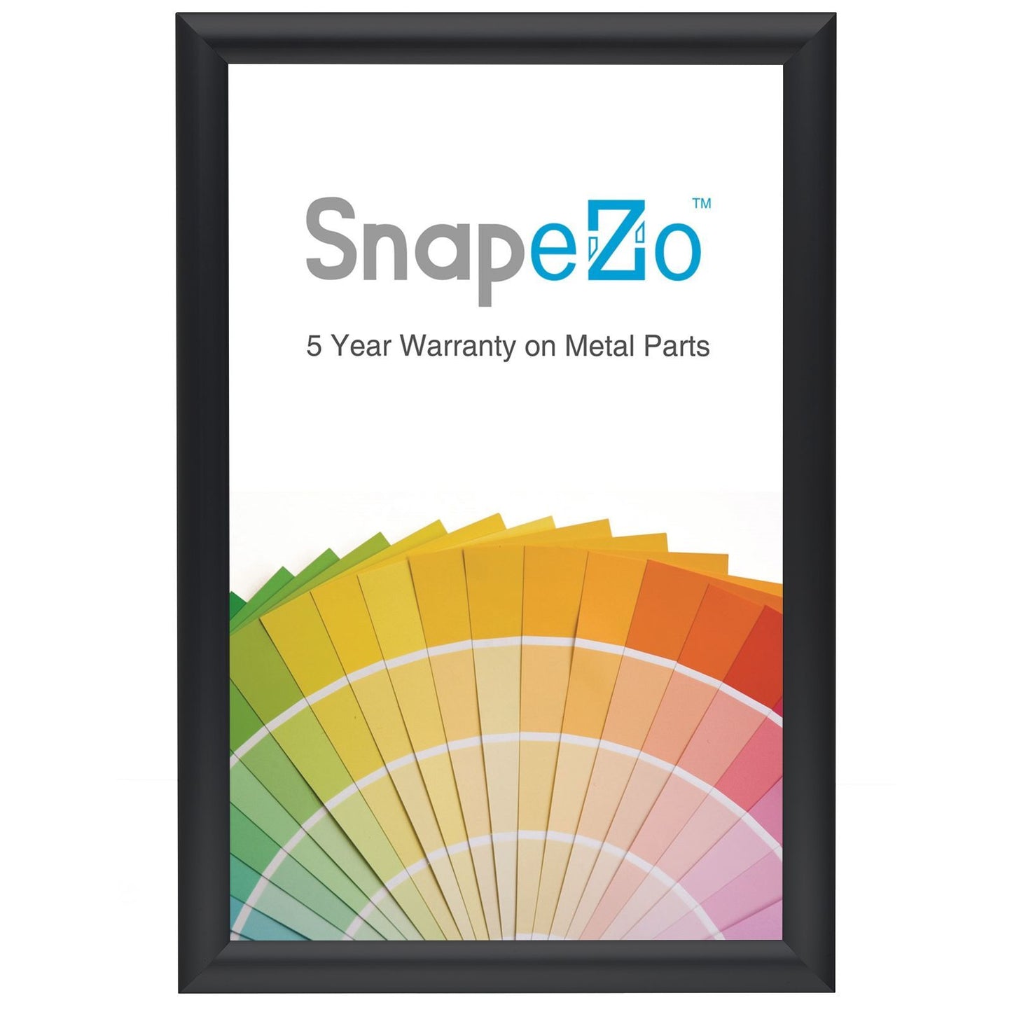 A3 Brushed Black Document Frame 1 Inch SnapeZo®