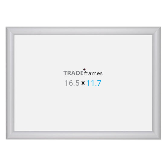 A3 (42 x 29.7 cm) Silver Snap Frame - 25MM Profile