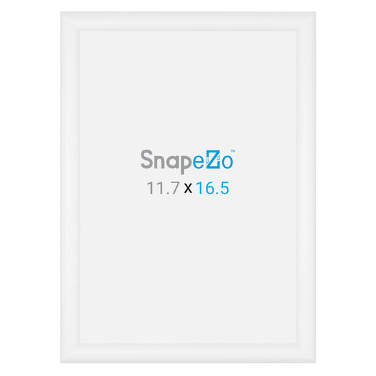 SnapeZo® A3 (42 x 29.7 cm) White Snap Frame - 25MM Profile