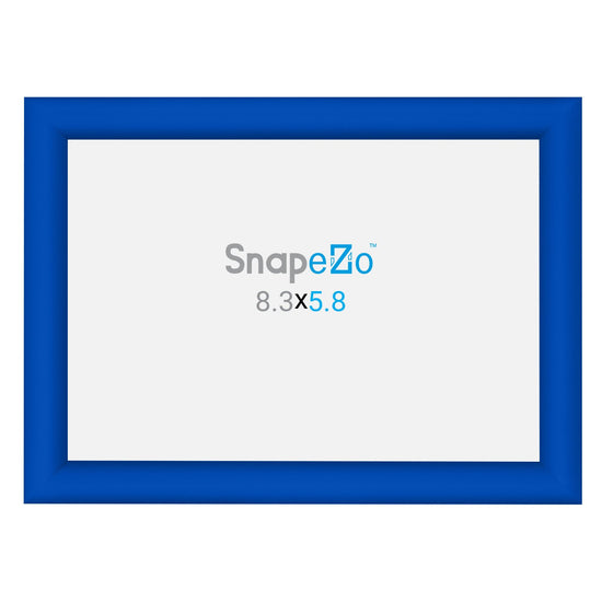 SnapeZo® A5 (21 x 14.8 cm) Blue Snap Frame - 25MM Profile