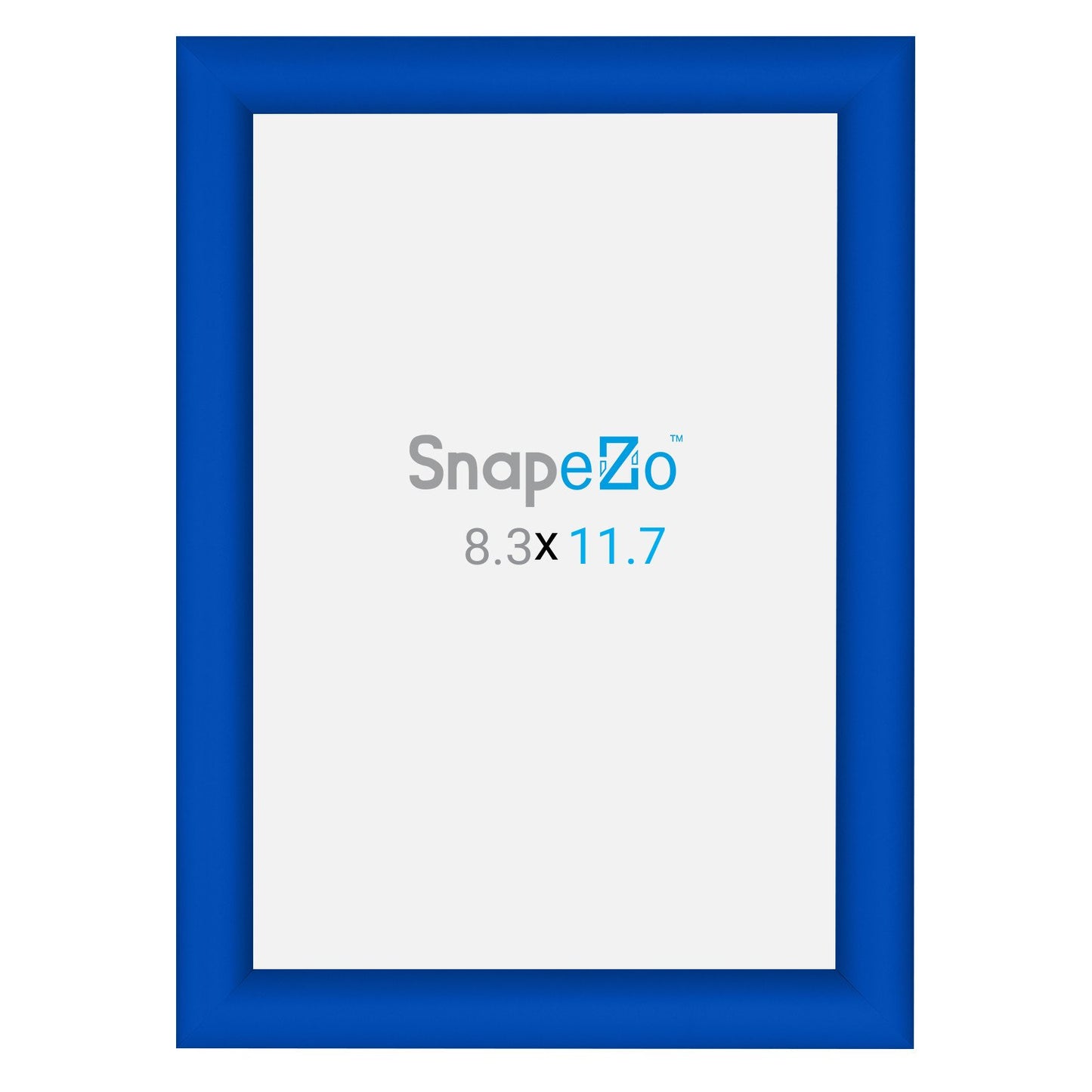 SnapeZo® A4 (29,7 x 21 cm) Marco a presión azul - Perfil de 25 mm