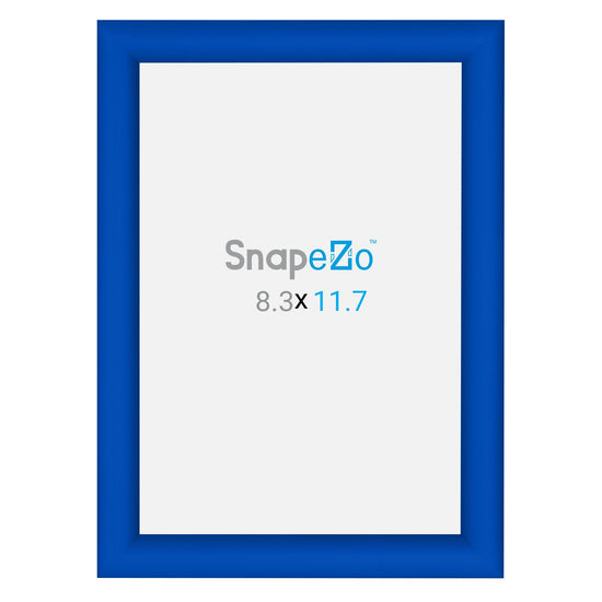 SnapeZo® A4 (29,7 x 21 cm) Marco a presión azul - Perfil de 25 mm