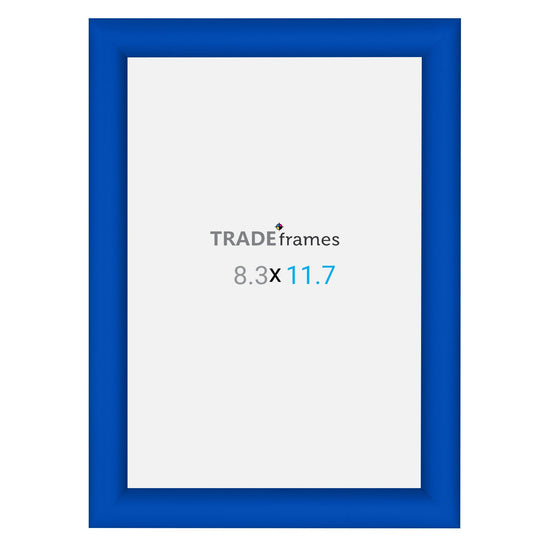 A4 (29.7 x 21 cm) Blue Snap Frame - 25MM Profile