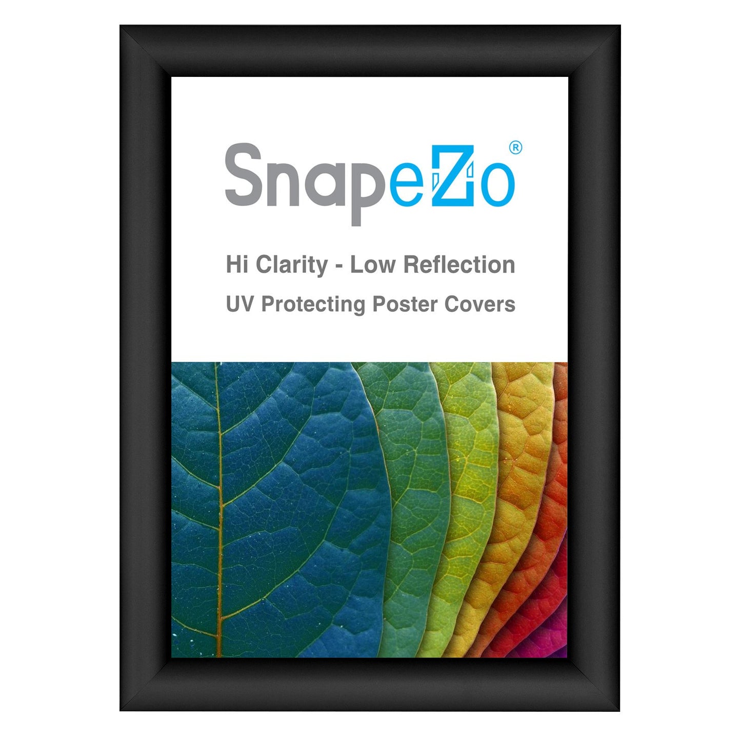 SnapeZo® A4 (29.7 x 21 cm) Black Snap Frame - 25MM Profile