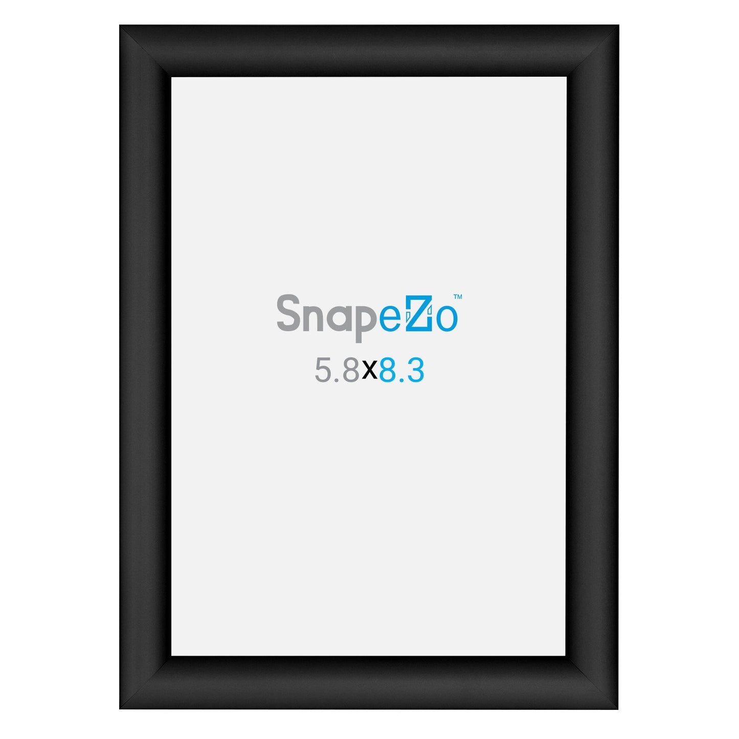 SnapeZo® A5 (21 x 14.8 cm) Black Snap Frame - 25MM Profile