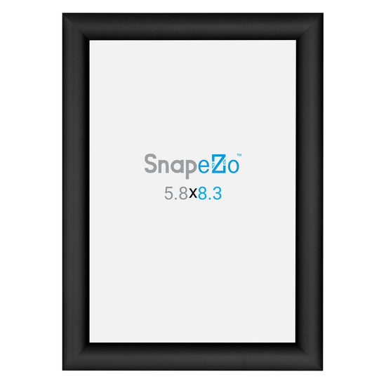 SnapeZo® A5 (21 x 14.8 cm) Black Snap Frame - 25MM Profile