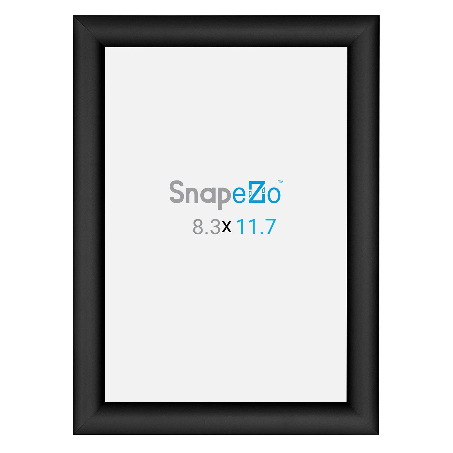 SnapeZo® A4 (29.7 x 21 cm) Black Snap Frame - 25MM Profile