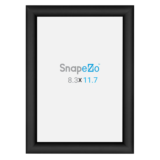 SnapeZo® A4 (29.7 x 21 cm) Black Snap Frame - 25MM Profile