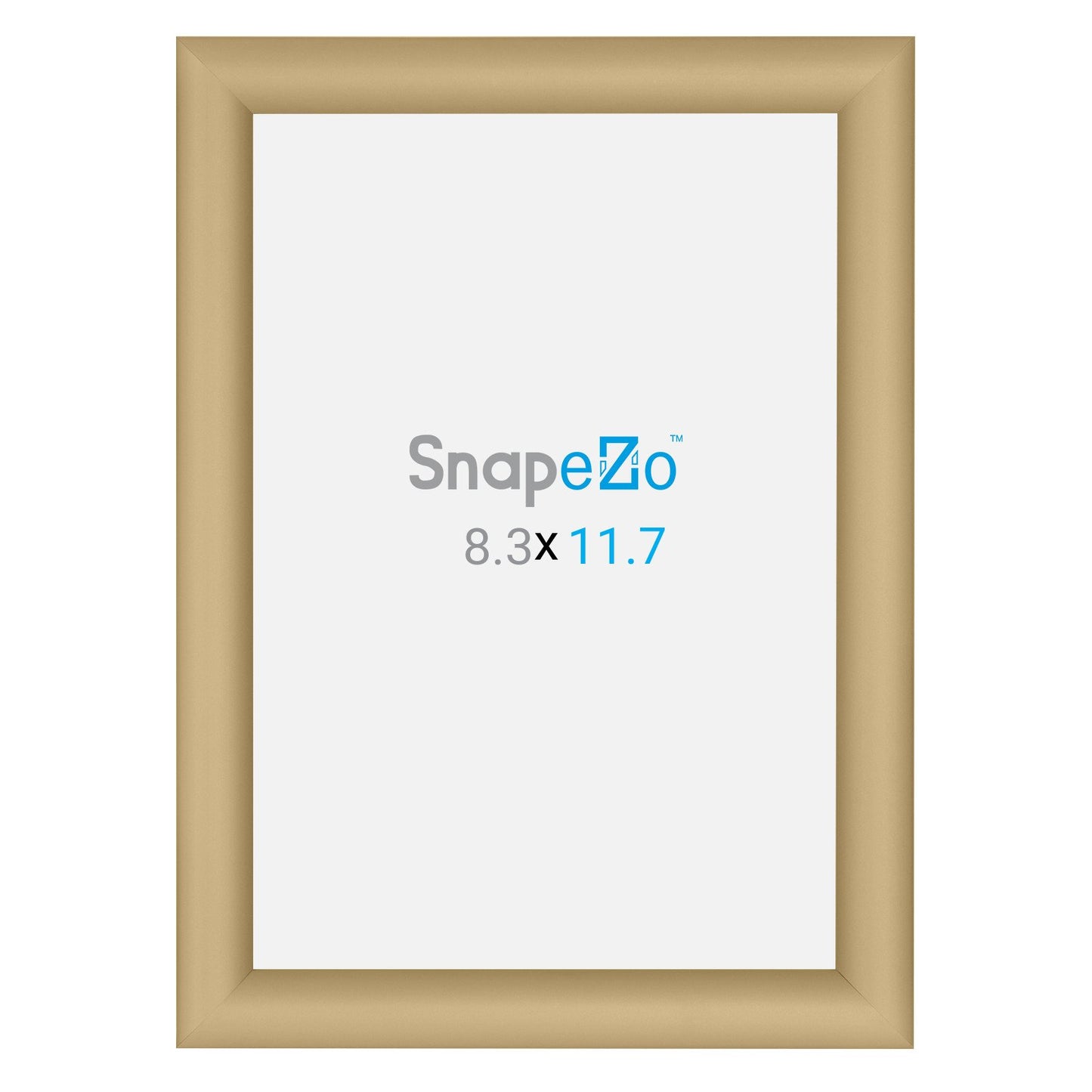 A4 (29.7 x 21 cm) Gold Document Frame 25MM SnapeZo®