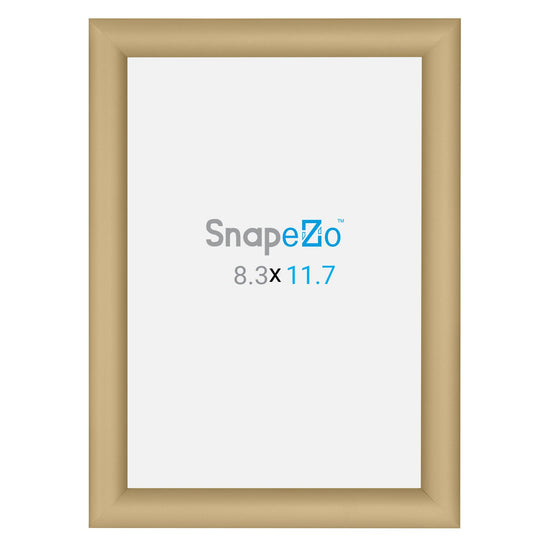 A4 (29.7 x 21 cm) Gold Document Frame 25MM SnapeZo®