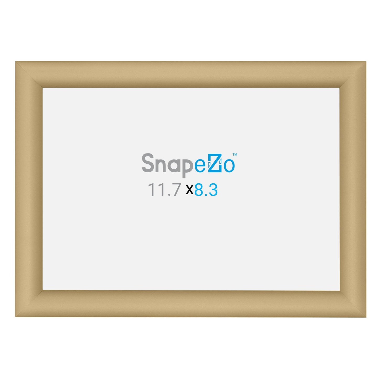 A4 (29.7 x 21 cm) Gold Document Frame 25MM SnapeZo®