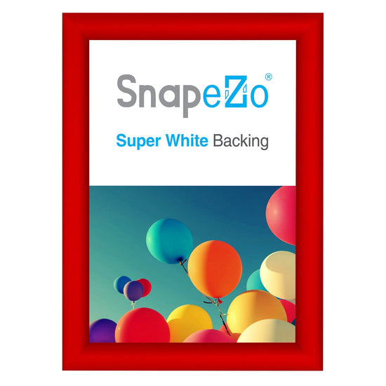 SnapeZo® A4 (29.7 x 21 cm) Red Snap Frame - 25MM Profile