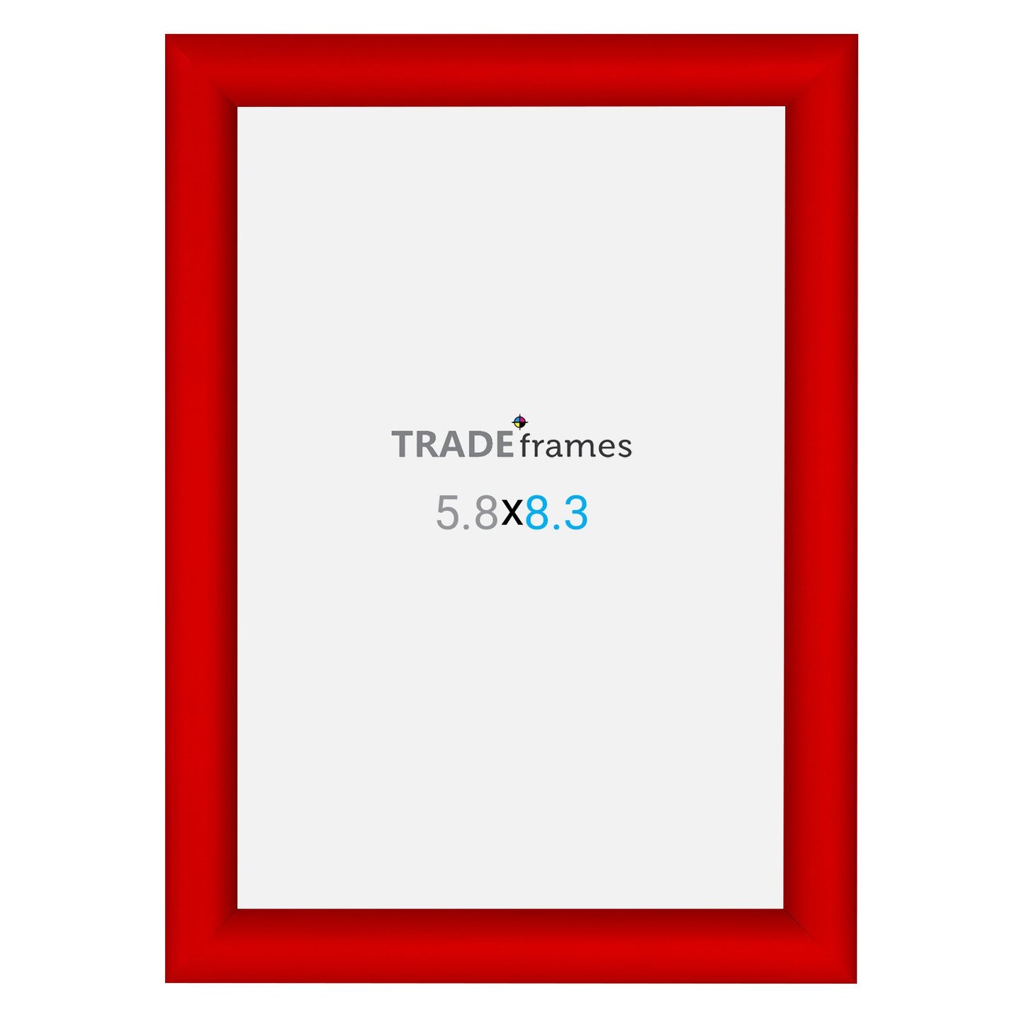 A5 (21 x 14.8 cm) Red Snap Frame - 25MM Profile