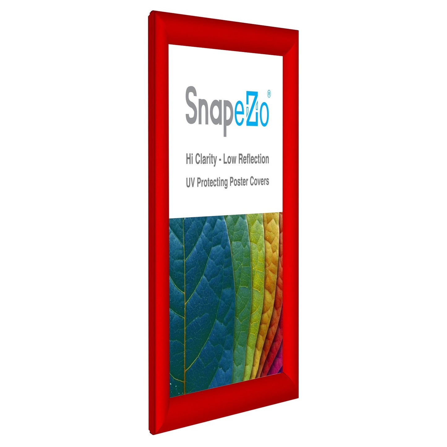 SnapeZo® A4 (29.7 x 21 cm) Red Snap Frame - 25MM Profile