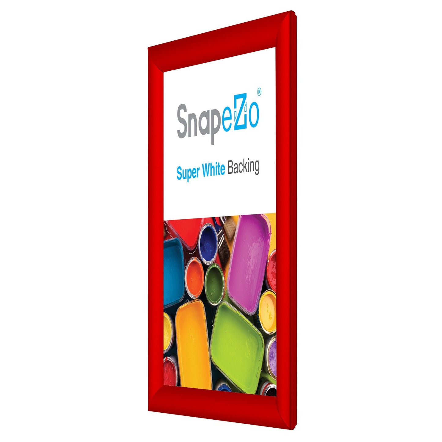 SnapeZo® A4 (29.7 x 21 cm) Red Snap Frame - 25MM Profile