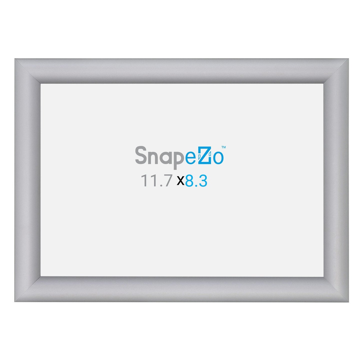 SnapeZo® A4 (29.7 x 21 cm) Silver Snap Frame - 25MM Profile