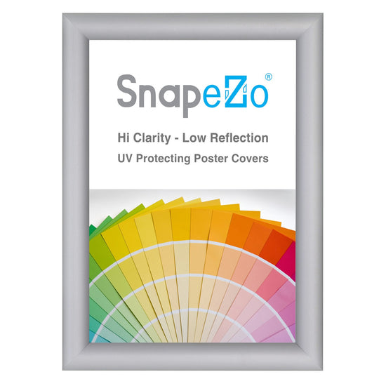 SnapeZo® A4 (29.7 x 21 cm) Silver Snap Frame - 25MM Profile