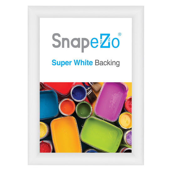 SnapeZo® A4 (29.7 x 21 cm) White Snap Frame - 25MM Profile