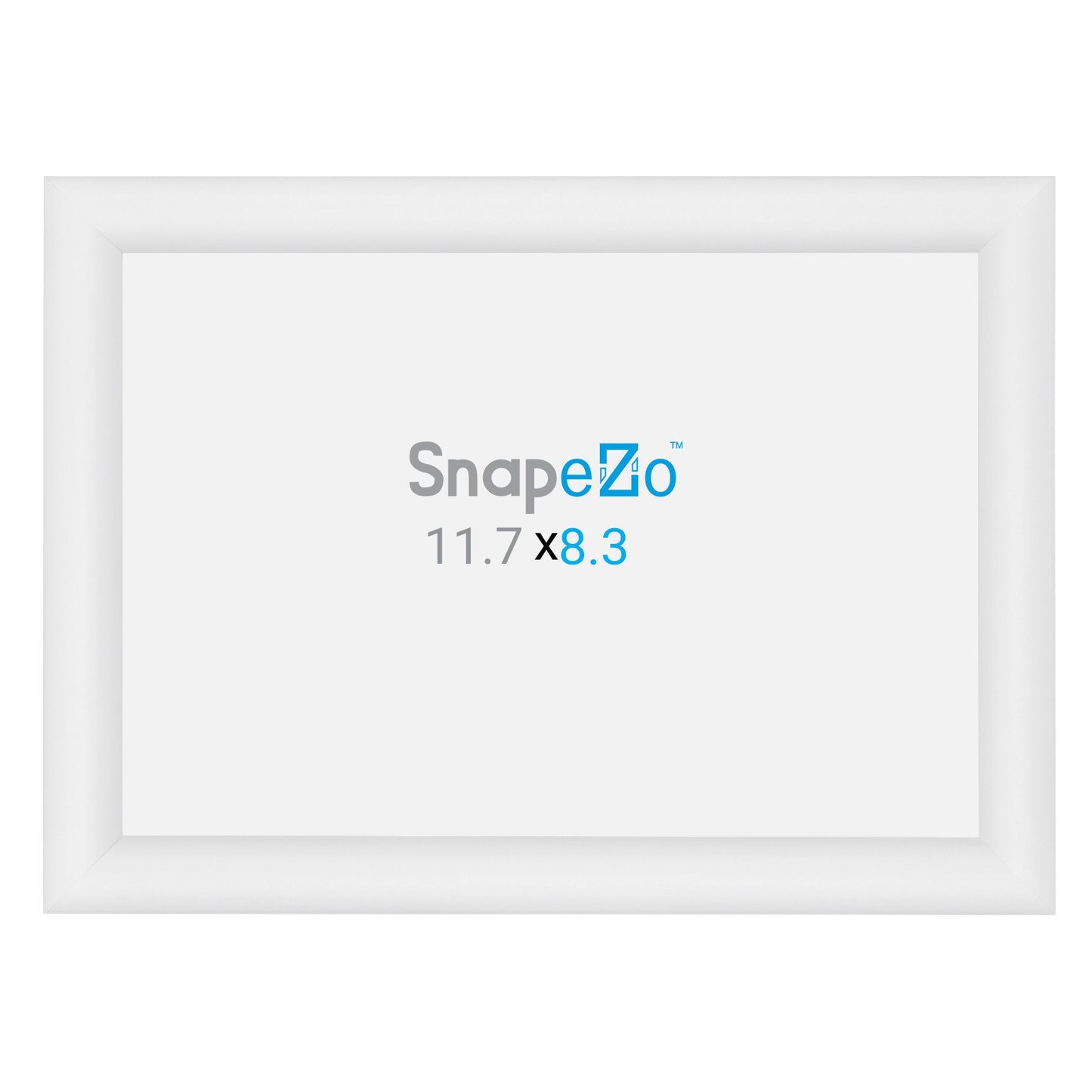 SnapeZo® A4 (29.7 x 21 cm) White Snap Frame - 25MM Profile