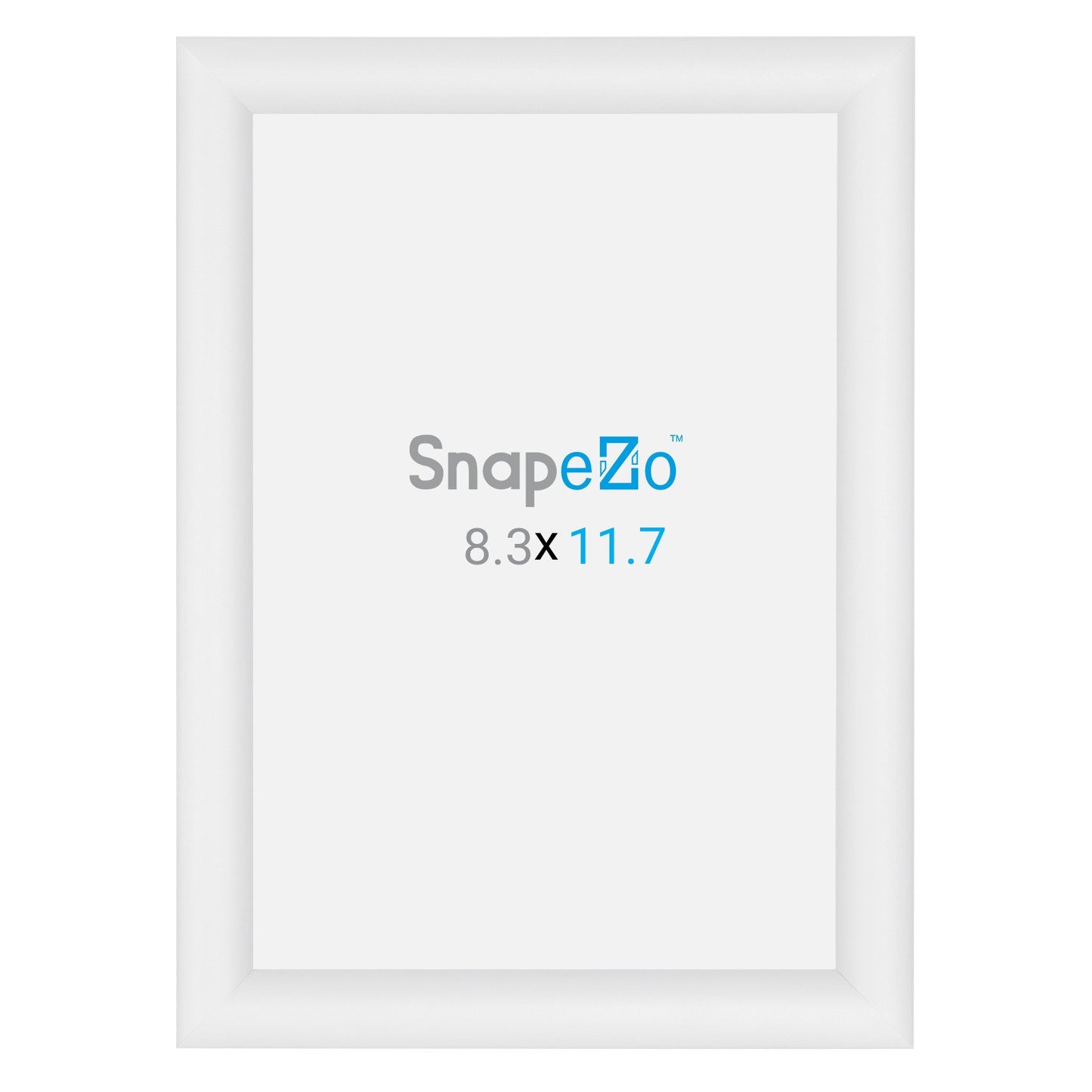 SnapeZo® A4 (29.7 x 21 cm) White Snap Frame - 25MM Profile