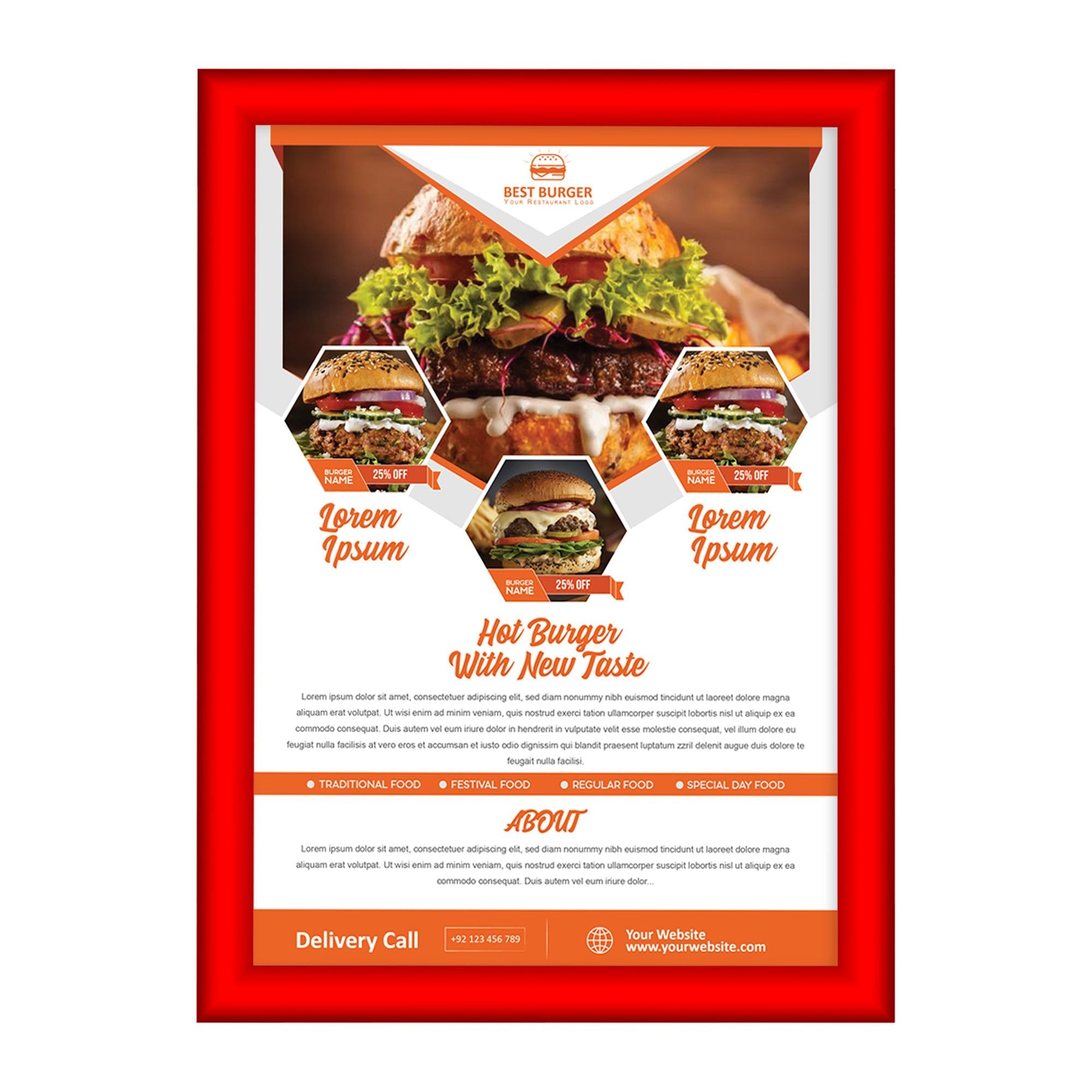 Dynamic Poster Stand - Double Sided – SnapeZo.Utility