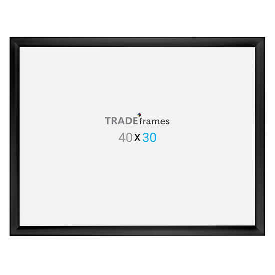 76.20 x 101.60 cm Black Weather Resistant Snap Frame - 35MM Profile