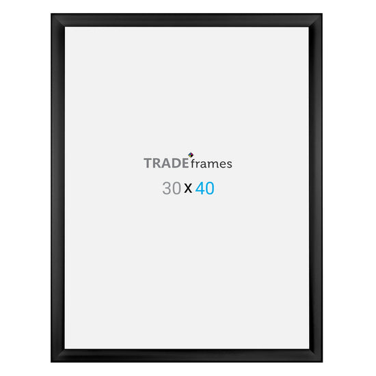 76.20 x 101.60 cm Black Weather Resistant Snap Frame - 35MM Profile