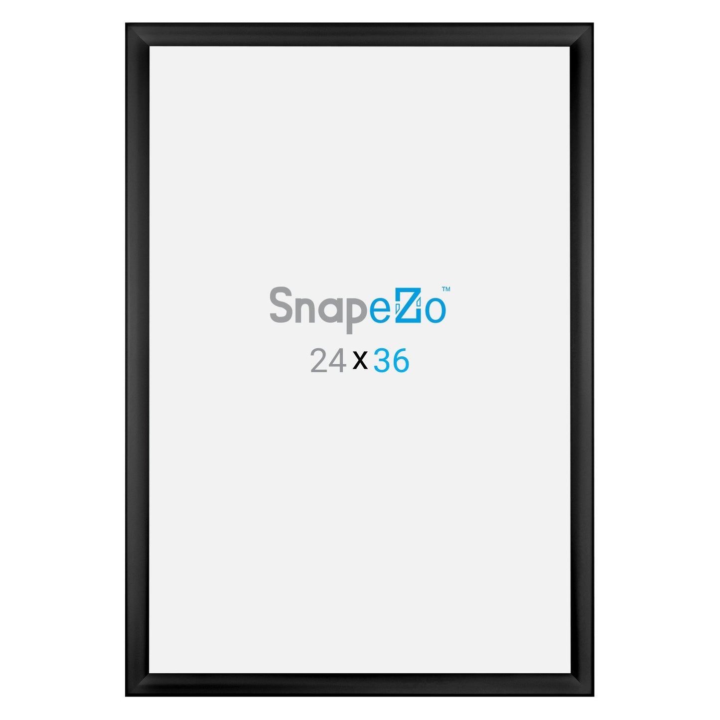 SnapeZo® 60.96 x 91.44 cm Black Weather Resistant Snap Frame - 35MM Profile