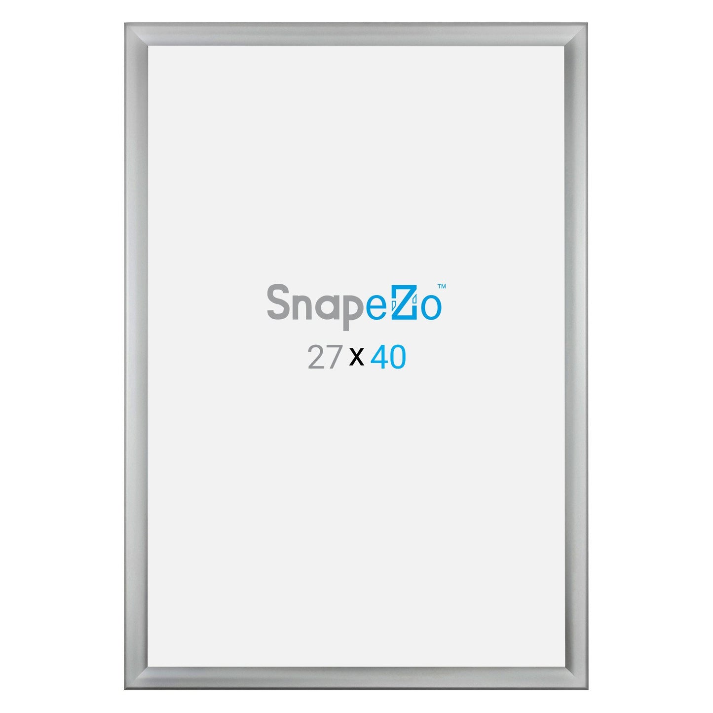 SnapeZo® 68.58 x 101.60 cm Silver Weather Resistant Snap Frame - 35MM Profile