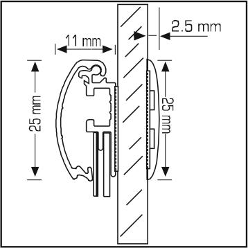 32 mm Window Frame